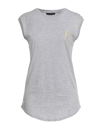 GIUSEPPE ZANOTTI T-shirt Grigio chiaro 100% Cotone