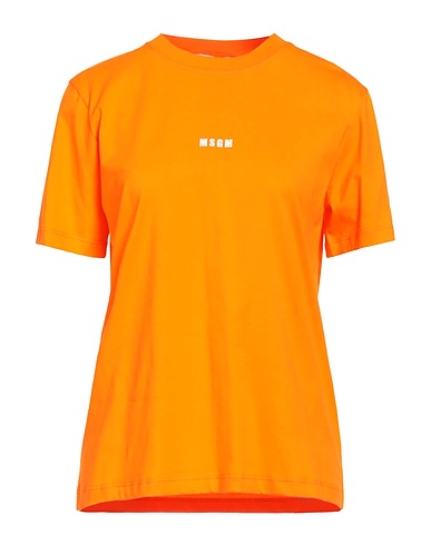 MSGM T-shirt Orange 100% Cotton