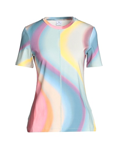 PS PAUL SMITH T-shirt Sky blue 63% Lyocell, 31% Cotton, 6% Elastane
