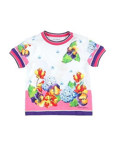 DOLCE&GABBANA T-shirt White 100% Cotton, Elastane