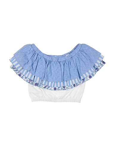 L:Ú L:Ú by MISS GRANT Top Light blue 94% Cotton, 6% Elastane