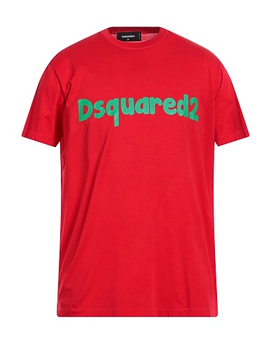 DSQUARED2 T-shirt Κόκκινο 100% Βαμβάκι