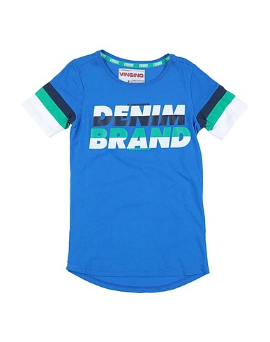 VINGINO T-shirt Azzurro 100% Cotone