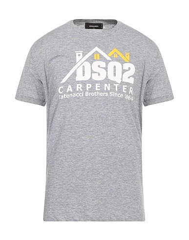 DSQUARED2 T-shirt Light grey 88% Cotton, 12% Viscose