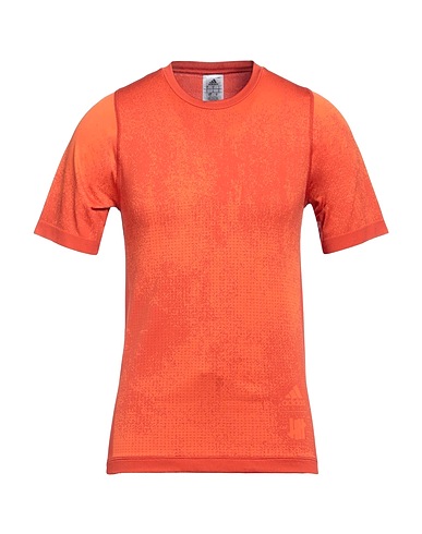 ADIDAS T-shirt Rust 65% Polyamide, 34% Polyester, 1% Elastane