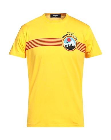 DSQUARED2 T-shirt Yellow 100% Cotton