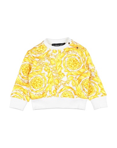 VERSACE YOUNG Sweatshirt White 100% Cotton, Elastane