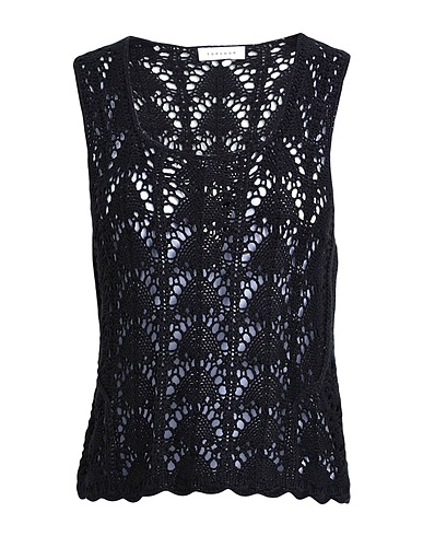 TOPSHOP Top Black 59% Acrylic, 41% Cotton