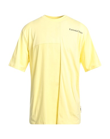 MSGM T-Shirt Gelb 100% Organische Baumwolle