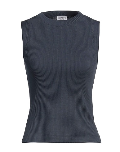 BRUNELLO CUCINELLI Jumper Navy blue 100% Cotton