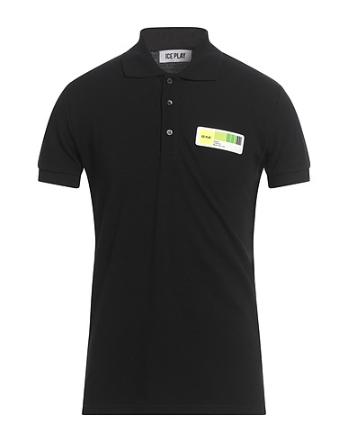 ICE PLAY Poloshirt Schwarz 100% Baumwolle