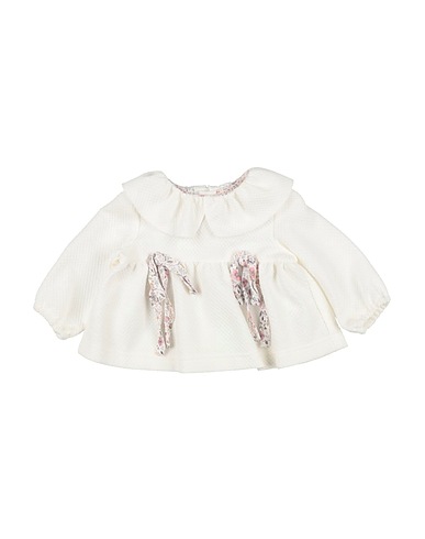 FINA EJERIQUE Top Ivory 62% Polyester, 36% Cotton, 2% Elastane