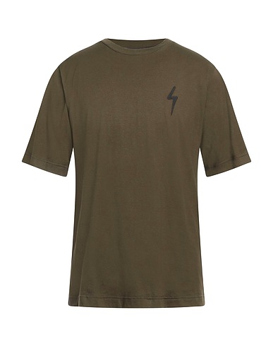 GIUSEPPE ZANOTTI T-shirt Military green 100% Cotton