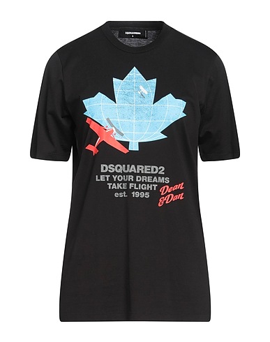 DSQUARED2 T-shirt Black 100% Cotton