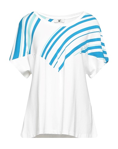 TWINSET Oversize-T-Shirt Off white 94% Viscose, 6% Elastane