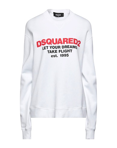 DSQUARED2 Sweatshirt White 100% Cotton