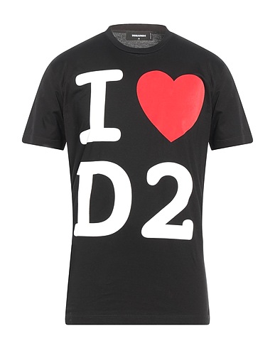 DSQUARED2 T-shirt Black 100% Cotton