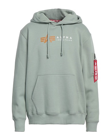 ALPHA INDUSTRIES Felpa Verde chiaro 80% Cotone, 20% Poliestere