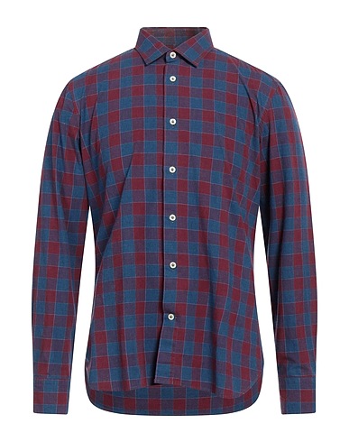 MASSIMO REBECCHI Checked shirt Blue 100% Cotton