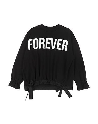MEILISA BAI Sweatshirt Black 100% Cotton