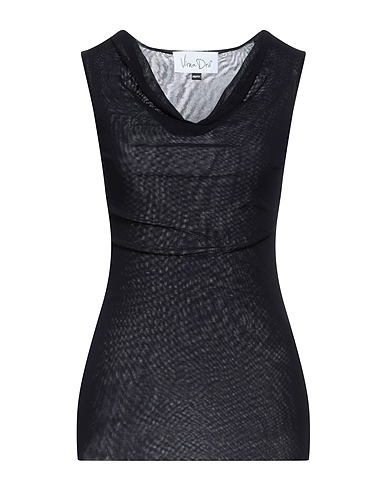 VIRNA DRÒ Top Black 80% Polyamide, 20% Elastane
