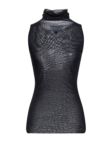 VIRNA DRÒ Top Black 80% Polyamide, 20% Elastane