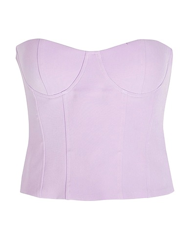 8 by YOOX Bustier BUSTIER CORSET TOP
 Lilac 90% Polyester, 10% Elastane