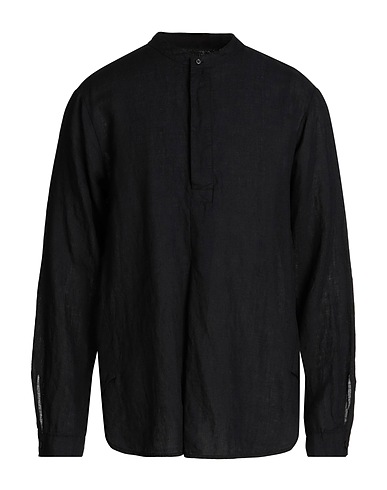 BRIAN DALES Linen shirt Black 100% Linen
