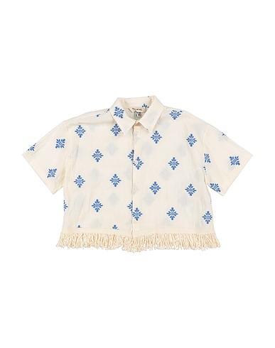 DIXIE Patterned shirts & blouses Cream 74% Viscose, 20% Polyester, 4% Other Fibres, 2% Elastane