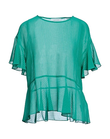 SAMSØE Φ SAMSØE Top Emerald green 100% Polyester