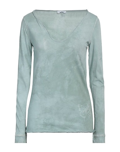 MASON'S T-shirt Light green 100% Cotton
