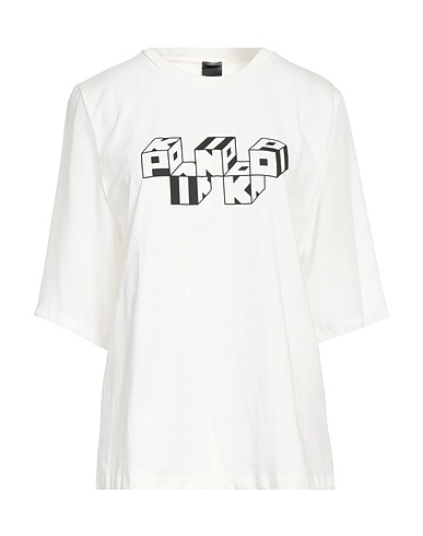 PINKO Oversize-T-Shirt White 100% Cotton, Polyester