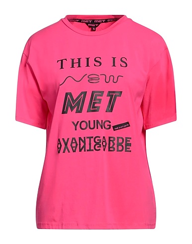 MET JEANS T-shirt Fuchsia 95% Cotton, 5% Elastane