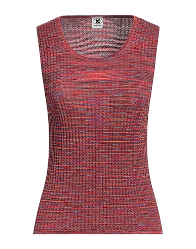 M MISSONI Top Burgundy 81% Cotton, 19% Wool