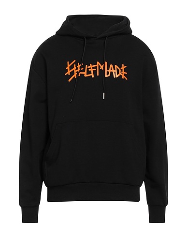 SELF MADE by GIANFRANCO VILLEGAS Hooded sweatshirt Black 100% Cotton