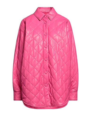 MSGM Solid color shirts & blouses Fuchsia 100% Polyester