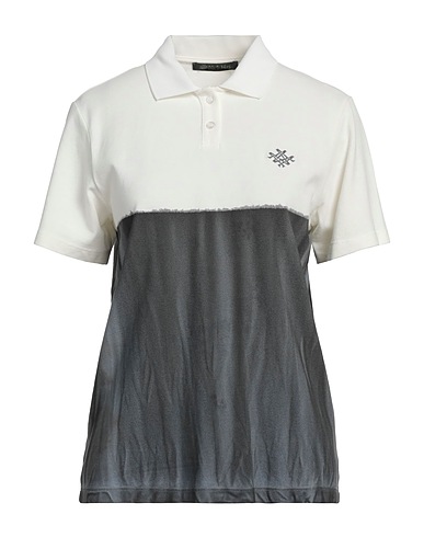 MR & MRS ITALY Polo shirt Lead 94% Cotton, 6% Elastane