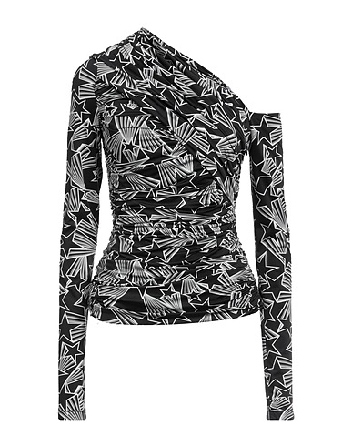 MSGM Top Black 86% Polyamide, 14% Elastane