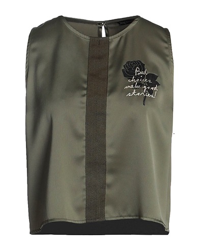 HAPPINESS Top Military green 98% Polyester, 2% Elastane