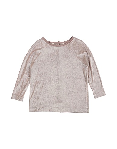 CAFFÉ D'ORZO T-shirt Taupe 81% Modal, 17% Polyester, 2% Elastane, Viscose, Rayon