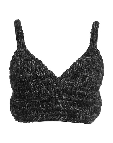 DOLCE&GABBANA Top Black 45% Wool, 30% Acrylic, 25% Alpaca wool