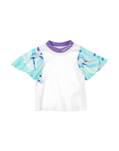 PUCCI T-Shirt Weiß 100% Baumwolle, Viskose