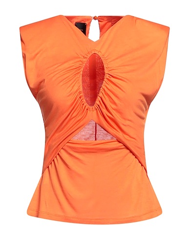 PINKO Top Orange 100% Viscose
