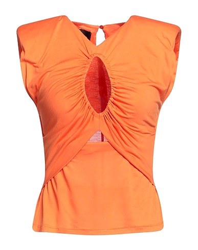 PINKO T-shirt Orange 100% Viscose