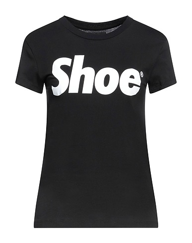 SHOE T-shirt Black 100% Cotton