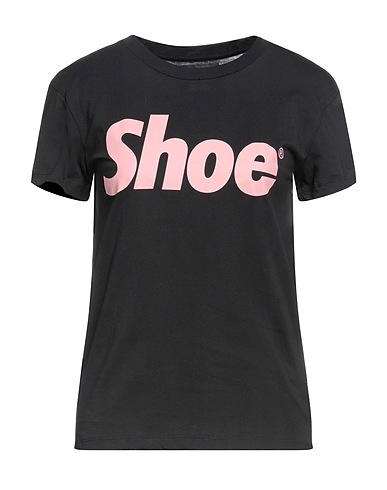SHOE T-shirt Black 100% Cotton