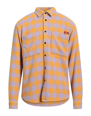 DICKIES x OPENING CEREMONY Checked shirt Marigold 62% Cotton, 34% Polyester, 4% Other Fibres