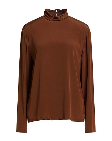 PINKO Top Dunkelbraun 70% Acetat, 30% Seide