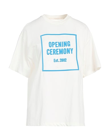 OPENING CEREMONY T-shirt Avorio 100% Cotone