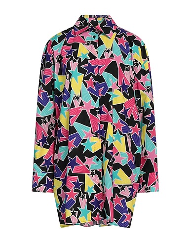 MSGM Patterned shirts & blouses Black 100% Cotton